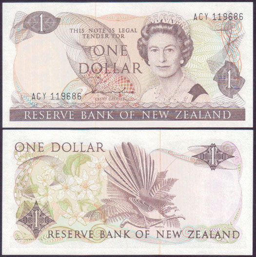 1981-85 New Zealand $1 (Hardie) aUnc L002024
